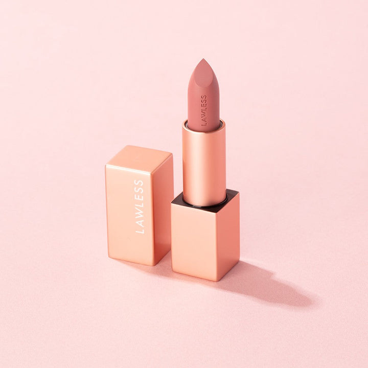 Forget the Filler Lip-Plumping Line-Smoothing Satin Cream Lipstick - Femme