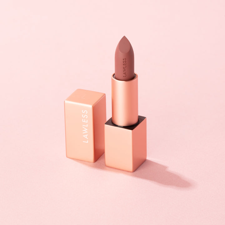 Forget the Filler Lip-Plumping Line-Smoothing Satin Cream Lipstick - Morocco