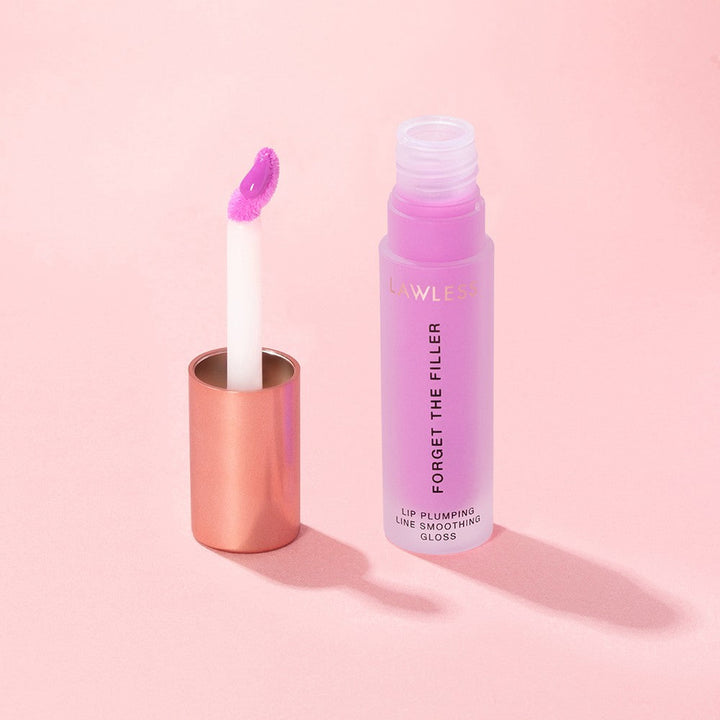 Forget The Filler Lip Plumping Line Smoothing Gloss - Violet Bloom